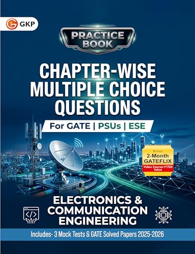 Image of GATE ECE Practice Book 2027 | Electronics & Communication Engineering| Chapter-Wise MCQs for GATE, ESE & PSUs | Solved Papers 2025-26 | 3 Full-Length Mock Tests