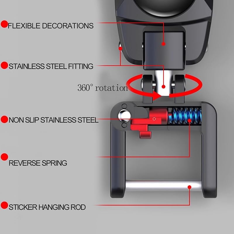 Miniatura 3 de Llavero de metal para coche Mazda CX-5 CX-7 CX-8 M6 MX5 RX7 RX8 A8 CX9 MX6 R3 M2 M5 todos los modelos Llavero para hombres y Woean, rotación de 360
