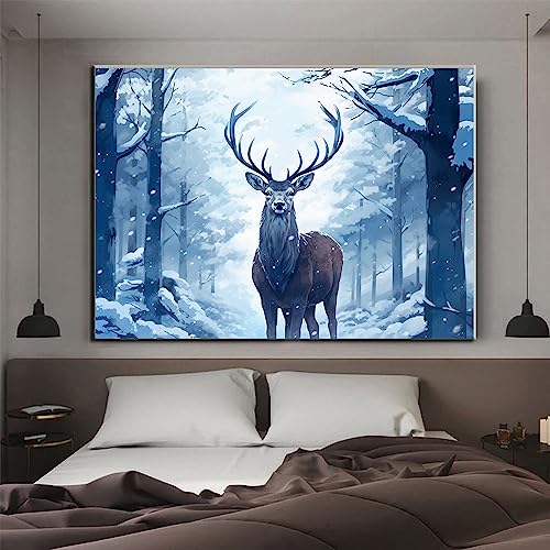 Tableau decoration murale salon NOYORO impression sur toile contemporaine pour sejour moderne - 3