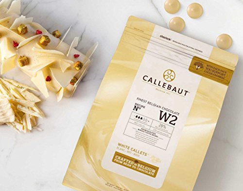 Callebaut N° W2 (28%) - Chocolate Blanco Belga - Finest Belgian White Chocolate (Callets) 2,5kg - Imagen 8