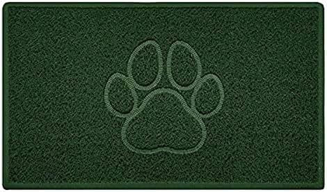 Nicoman PAW Embossed Shape Door Mat Dirt-Trapper Jet-Washable Doormat-(for Indoor or Sheltered Outdoor)- (60x40cm/23.6x15.7inches, Small) BEIGE