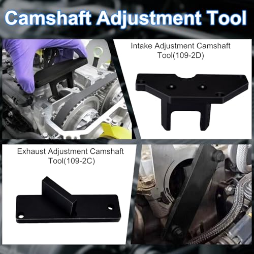 1.2 GDI PureTech Zahnriemen Werkzeug: 7tlg Motor Einstellwerkzeug Set Kompatibel mit Citroen C3-C5 Peugeot 5008-Motor Timing Tool Kit für 1.0, 1.2 Vti (VVT) Benzin, 109-2C, 109-2D, G-0109-6, 0109-2B