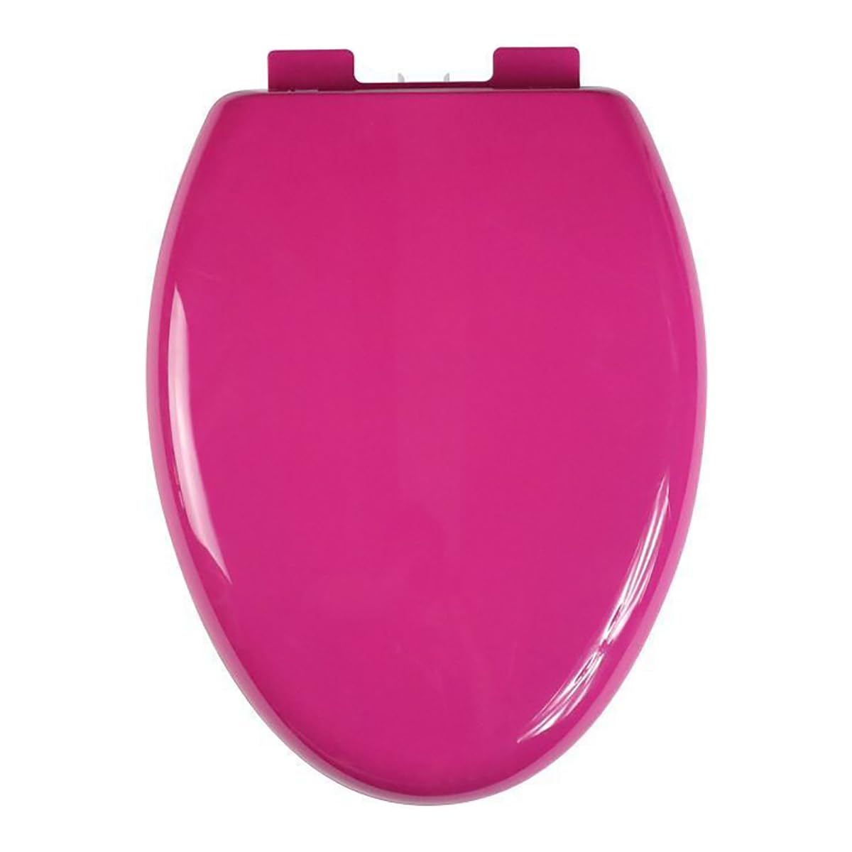Quiet Elongated Toilet seat, 1 18 V-Shaped Durable Quick Install Clean Rose, Adjustable, Lightweight, Portable, User-Friendly, Compact, Soft, Close, slam