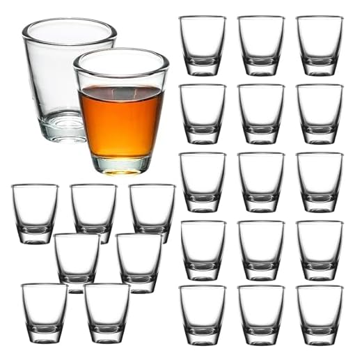 24 Verres à Shot en Verre, Vin en Forme D'oeuf de 35 ml, Gobelet en Verre dur, Petit Vin en Forme D'oeuf pour Fête, Avec Fond épais, Pour Liqueurs, Vodka, Ouzo, Sambuca, Tequil