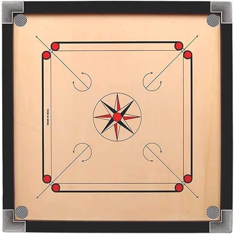 Purviox Carrom Board for Serious Professional Practice Superior Matte Finish Carrom Board with Coins Striker and Powder (Beige, X Large- 36 Inches with Ludo) (B0CVDZF9G7) Amazon Price History, Amazon Price Tracker