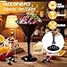 Domensi 40 Pack Black Martini Glasses Bulk Plastic Disposable Champagne Glasses 5 oz Plastic Mimosa Cups Wedding Cocktail Cups for Engagement Birthday 2026 Party Supplies