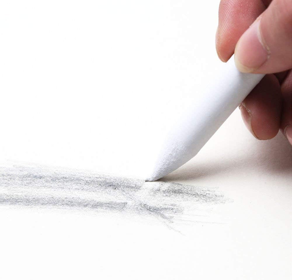 Onwon Paper Blending Stumps and Tortillions Sandpaper Pencil Sharpener Pointer Art Blenders with Kneaded Eraser for Student Sketch Drawing Tools