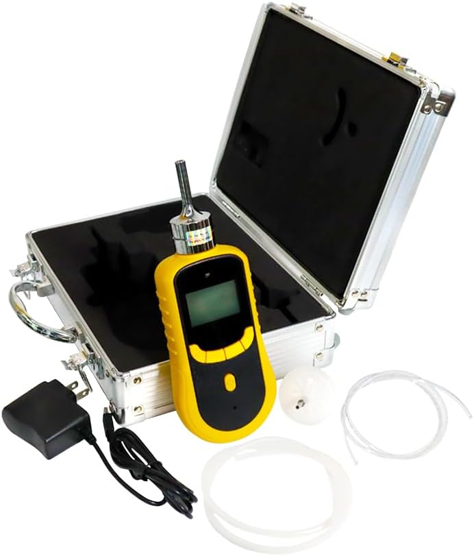 ATO Portable Combustible Gas Detector, 0 to 100% LEL Detector with Data Logging, Combustible Gas Monitor with Sound, Light and Vibration Alarm