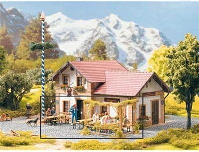 Piko G Scale - Juego de mesa y banco de café, 3 juegos de jardín en miniatura alpino