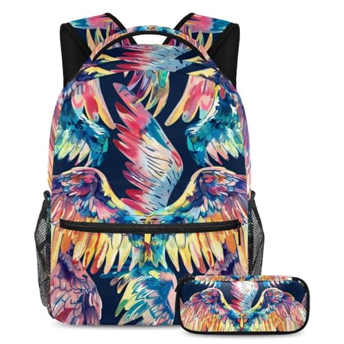 Sac à dos grande capacité ailes d'ange pour soulager le dos