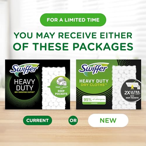 Swiffer Sweeper Strapazierfähige Trockentuch-Nachfüllpackungen für verschiedene Oberflächen, zum Kehren und Reinigen, geruchlos, 32 Stück – Bild 8