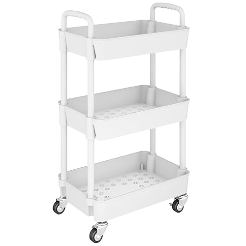 UDEAR 3-Tier Kitchen Rolling Utility Cart