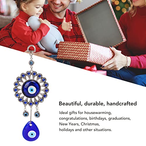 Decoração de Olhos Azuis, Ornamento Pendurado de Olhos Azuis Lindo Amuleto Durável Requintado para E