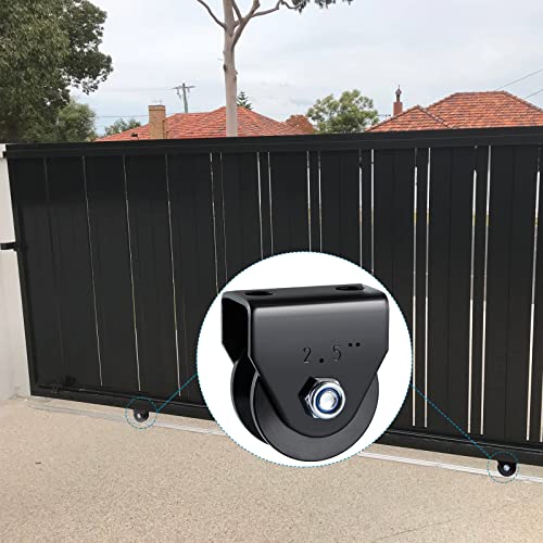 Skelang 4-Pack V Groove Caster 2.5 Inches, Sliding Gate Wheel thumb #5