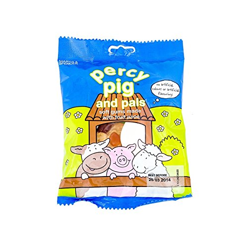 (Marks & Spencer (�}�[�N�X���X�y���T�[)) �ʏ`170�O�����ō��ꂽ�p�[�V�[�؂⒇�ԏ_�炩�����s (x4) - Marks & Spencer Percy Pig And Pals Soft Gums Made With Fruit J