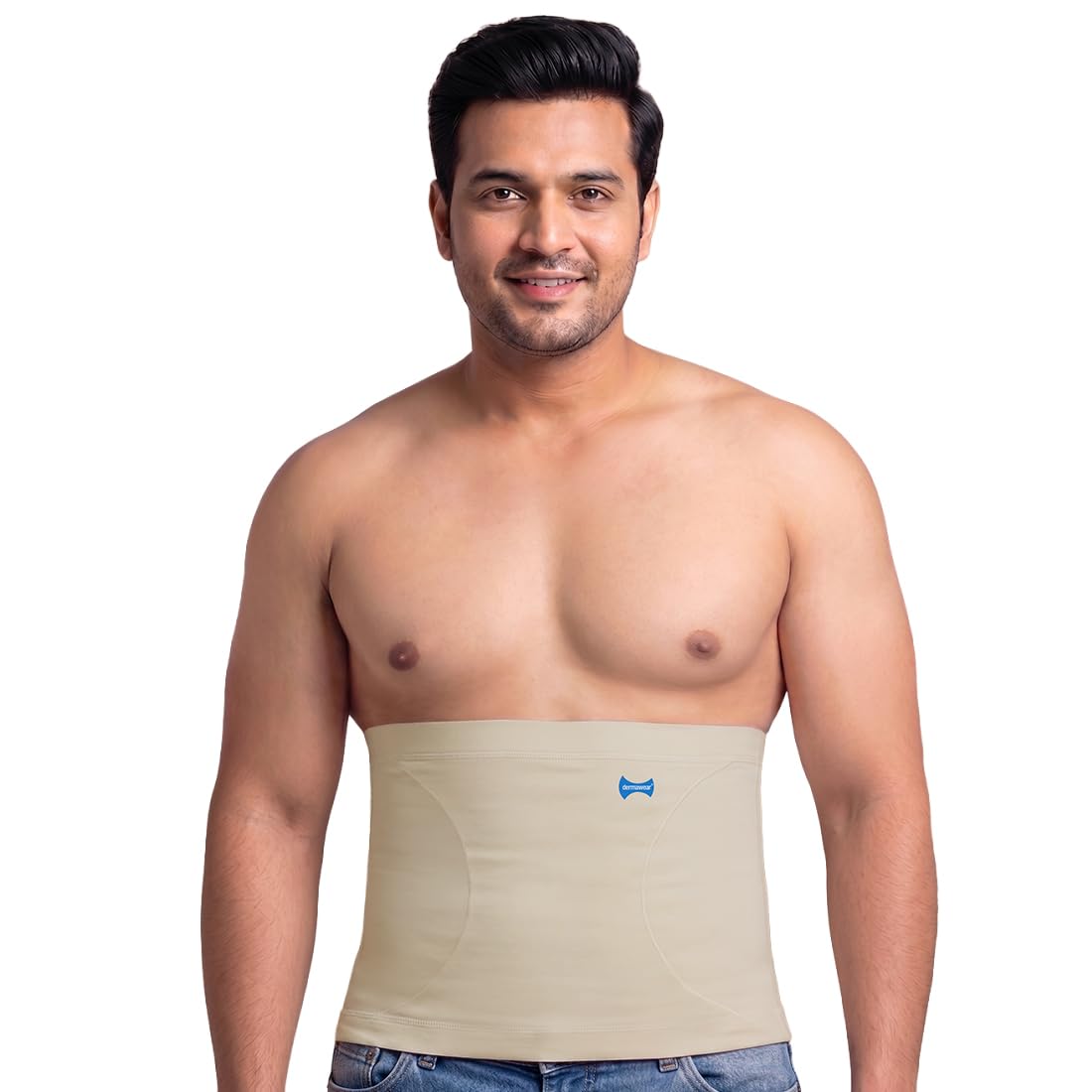 Men Blended Tummy Tight Waist Belt Abdomen Shapewear-image-0