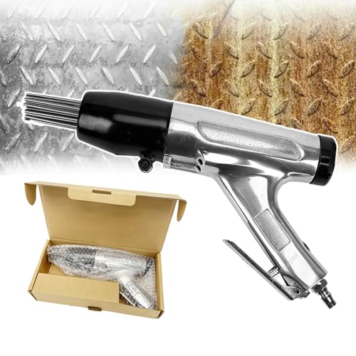 Escalador De Aguja NeumáTico, Pistola De DesoxidacióN De Aguja De Cincel De Chorro NeumáTico De Aire JEX-28, Herramienta De Desbarbado De EliminacióN De CorrosióN De Escoria De Pintura De óXido