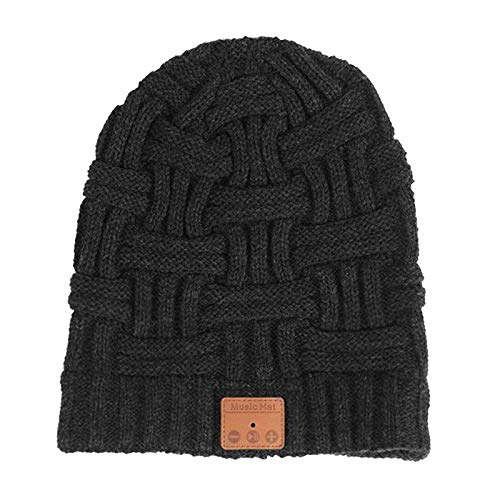 yotijar Beanie Hat com Bluetooth V5.0 térmica, elástica Sem Fio Fones de Ouvido Chapéus de Inverno p
