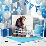 Hierein 21st Birthday Card, Funny It's A Big One 21st Birthday Cards for Him, Special 21st Birthday Gifts for Men Brother Nephew Son Grandson Best Friend, 150x150mm Gift Greeting Cards - Image 5