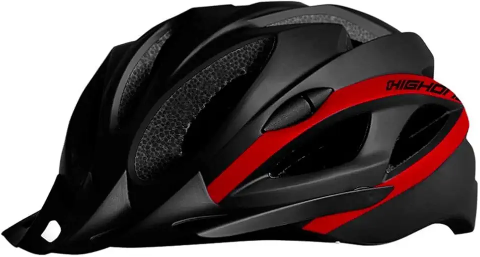 Capacete Ciclismo High One Win com Pisca Led Bicicleta Mtb Speed