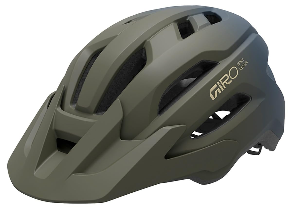 Giro Fixture II Youth Unisex Sport Helmet, Dark Sage/Sapphire, In-Mold Construction, Recreation