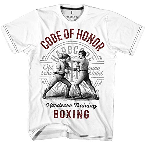Chemise manches courtes homme noir Hardcore Training vêtement fitness musculation course