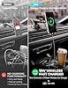 CHGeek Car Phone Holder Wireless Charger, Wireless Charger Car Holder with 15W Fast Charging for Dashboard Windshield Air Vent, for iPhone, Samsung Galaxy etc Black #2