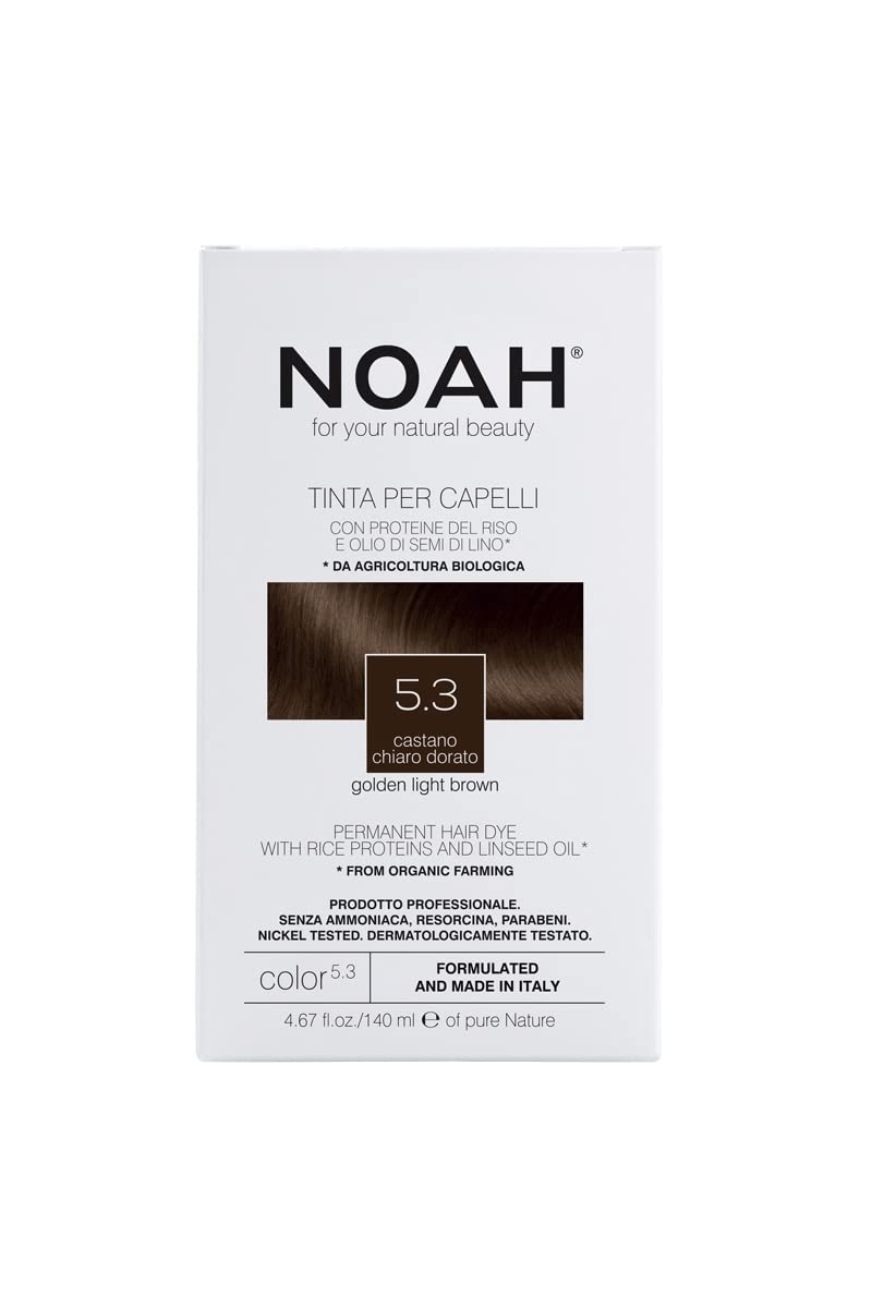 Noah Number 5.3 Hair Colour Dye, Golden Brown 140 ml by Noah