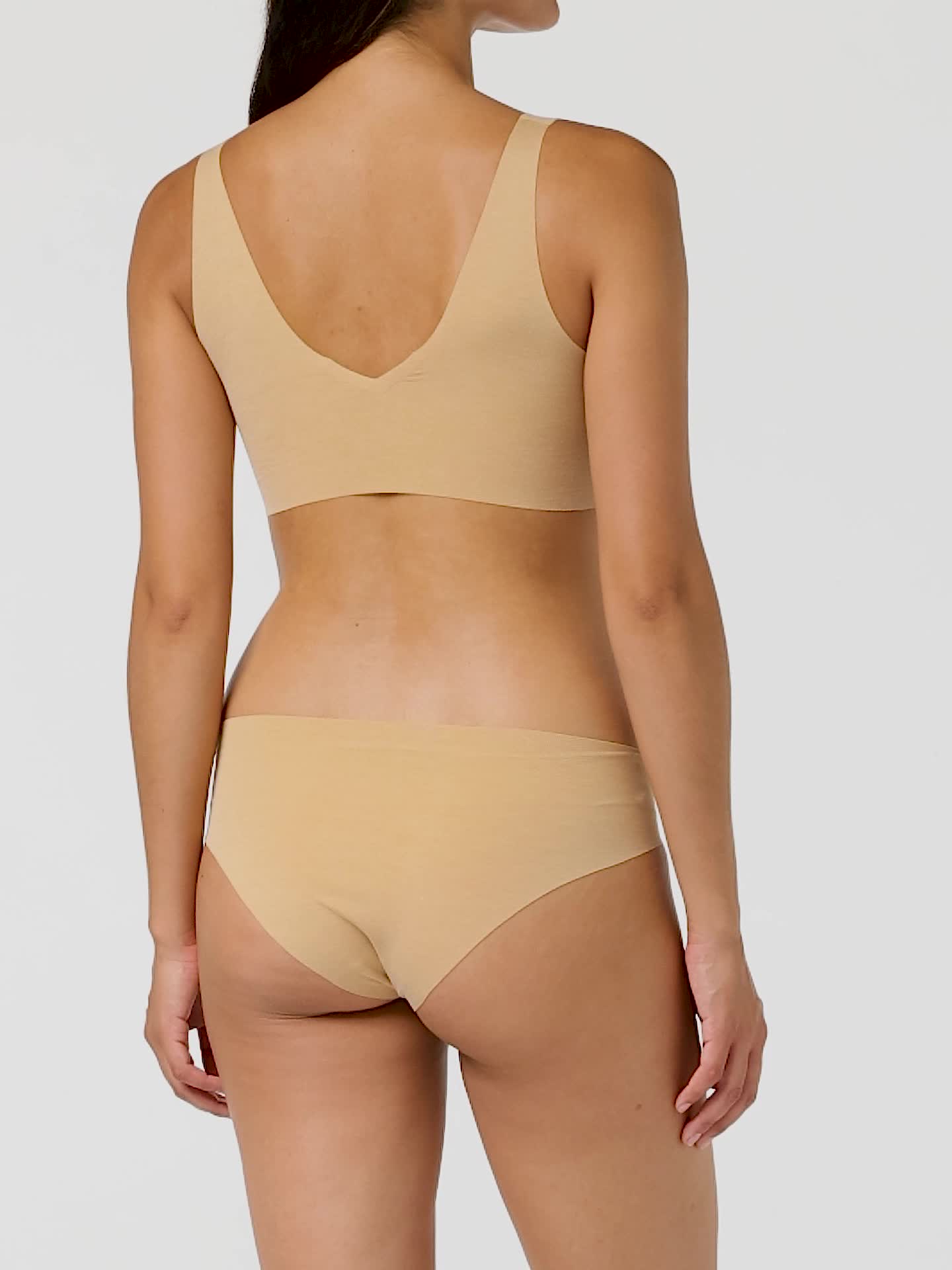 Sloggi Zero Feel Natural Top - Reggiseno Bralette Senza Ferretto In Cotone Modal Per Donna - Foto 11