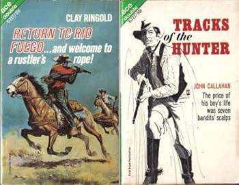 Mass Market Paperback Return to Rio Fuego / Tracks of the Hunter (Ace Western Double, G-727) Book