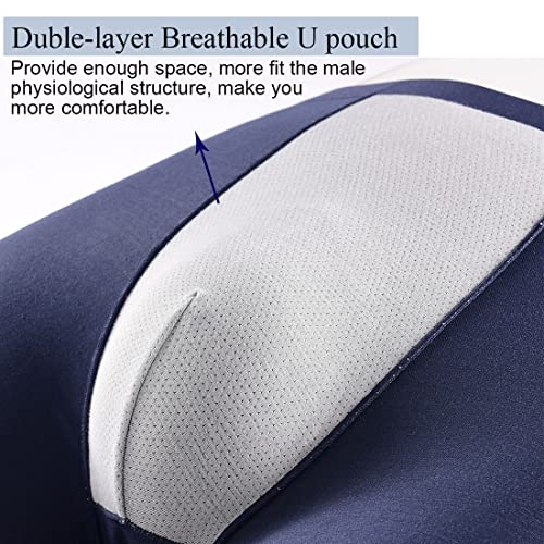 TAPUU Mens Ice Silk Underwear Breathable Boxer Briefs with Pouch2