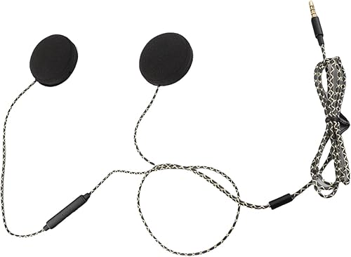 Auriculares para motocicleta, casco deportivo al aire libre, auriculares de música, auriculares con cable para esquí, snowboard, ciclismo de montaña