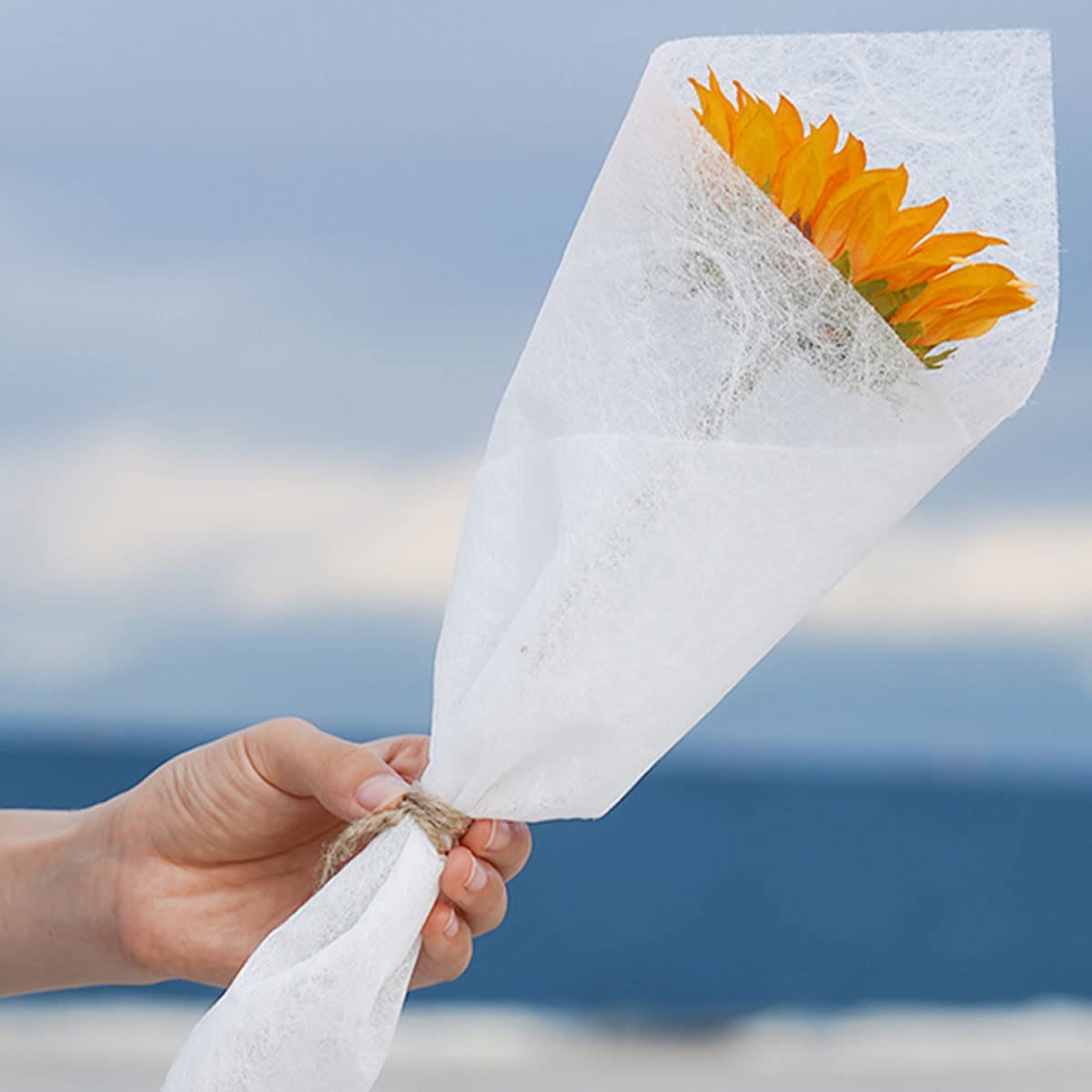 Papier kwiatowy na bukiety, papier do pakowania kwiatów, papier kwiaciarni na bukiet, walentynki, kwiaty, papier do pakowania prezentów, rękodzieło, pakowanie(Size:White)