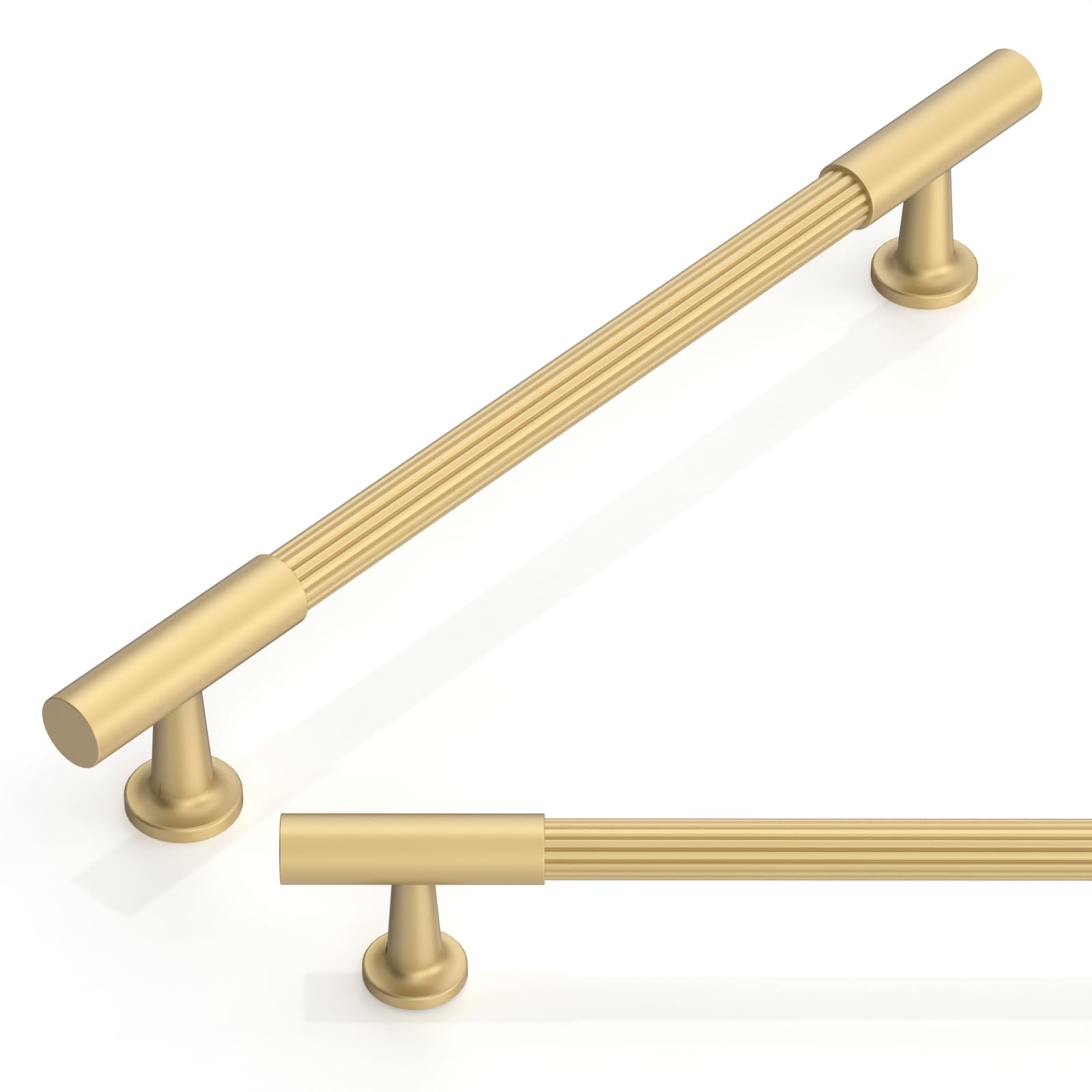Talentedeco TA014 10 Pack Champagne Bronze Cabinet Pulls 6.3 Inch(160mm) Kitchen Cabinet Handles Cabinet Hardware for Drawer Pulls — image 1