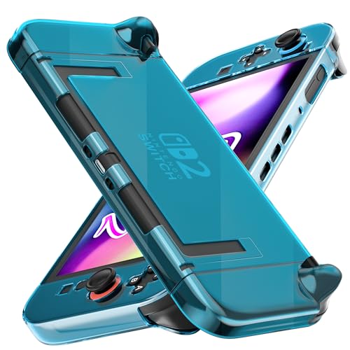 Funda Azul Transparente para Nintendo Switch 2 y JoyCon FANPL