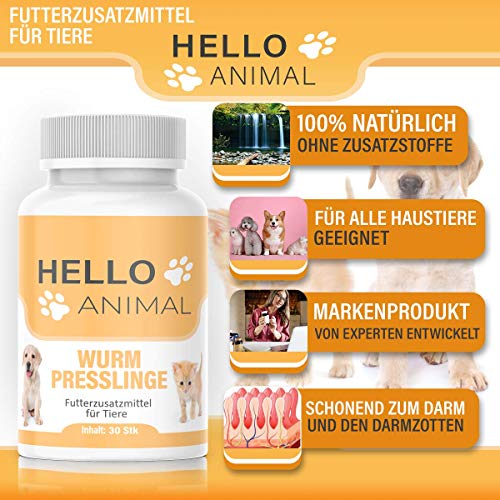 Wurmkur für Pferde und andere Tiere – HelloAnimal Wurm Presslinge