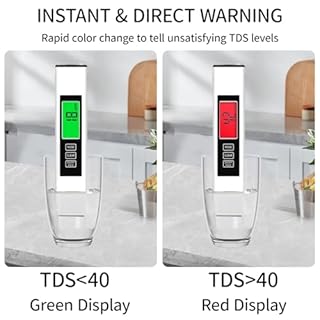 TaimeiMao TDS Tester di Acqua 3 in 1, TDS, EC e Temperatura, Digitale Misuratore Durezza Acqua, Misuratore Acqua Tester, Veloce e Preciso, per dell'Acqua da Bere, Acquario, Piscina