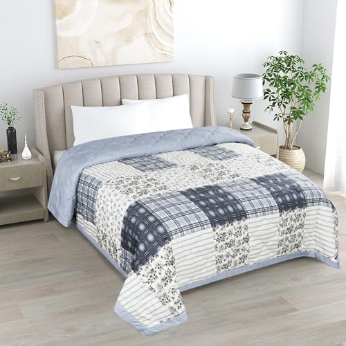 Image of DECORUM Reversible AC Comforter /Blanket /Quilt /Duvets /ultrasonic for All Season Double Bed (90X90 inch)