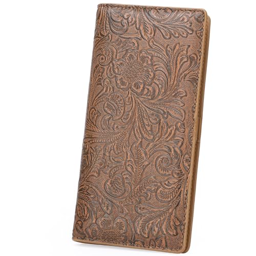 Image of GOIACII Leather Women Wallet RFID Slim Wallets for Women Thin Ladies Credit Card Holder Bifold Billfold with 11 Card Slots & ID Window