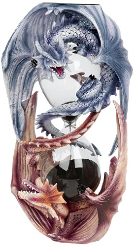 Nemesis Now Guardians of Time Sand Timer Anne Stokes 20cm, Resin, Lilac, One Size