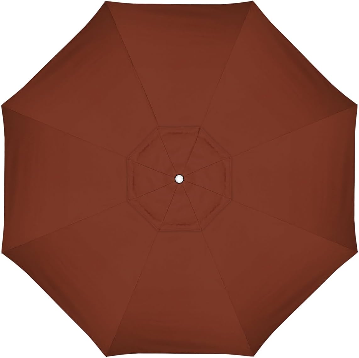 California Umbrella Replacement Canopy Cover in Sunbrella Henna Umbrella