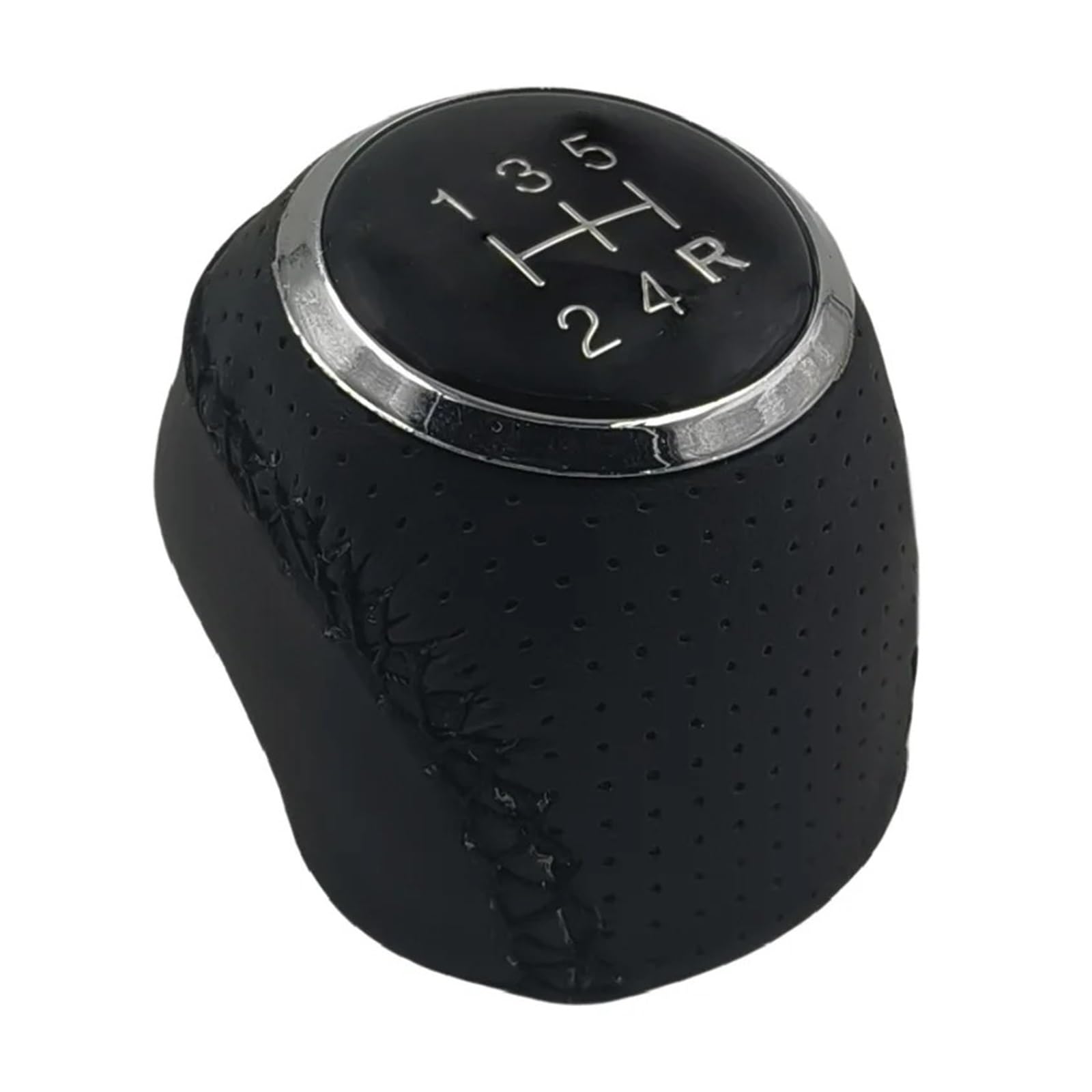 MKGKACVCPT Manual Shifter knob for Fiat Ducato 2002-2014 5/6 Speed Manual Gear Shift Knob Shifter Lever Head Gaiter Boot Case(12345R Gray knob)