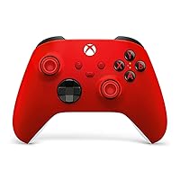 Vista 2 de Microsoft QAU-00011 Xbox Wireless Controller Pulse Red 2 Pack Negro carbón