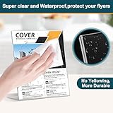 XINANDE Acrylic Sign Holder 4x6, 22 Pack Clear Plastic Table Paper Display Stand, L-Shape Vertical Menu Holder Stand, Clear Picture Photo Flyer Display Stand for Restaurants, Store Show, Office Deskt