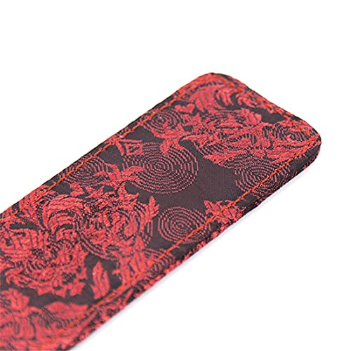 SM Spanking Paddle sex erotisch patroonstof rood met fetish bondage bedboeien, paren, flirt, rollenspellen, spanking… - Afbeelding 5
