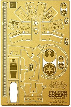 DeAgostini Millennium Falcon Cockpit Photoetch/Decals - PGX193