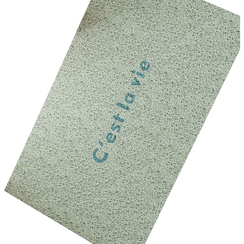 Nonslip Loop Fiber Entrance Mats PVC Materials Sturdy Construction for Family House Floor Mats�C