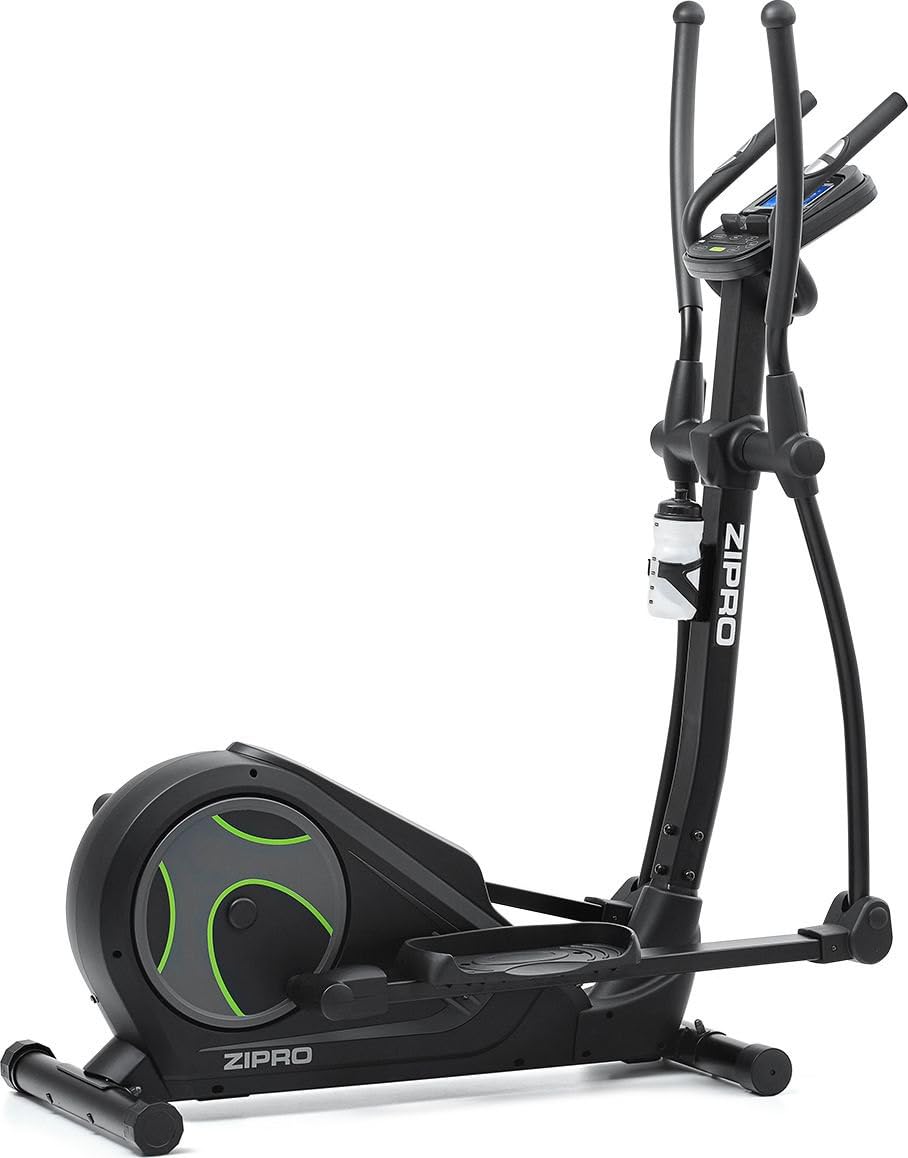 Zipro Crosstrainer Heat, elliptique jusqu'à 150 kg, équipement d'entraînement Cardio à Domicile, Appareil de Fitness, Machines d'exercice, vélo elliptique, 32 Niveaux de résistance