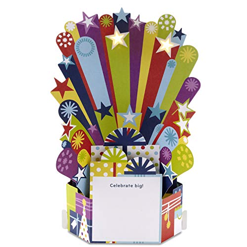 Hallmark Cartão de aniversário Pop Up Paper Wonder com música (bolo de aniversário, feliz por Pharre