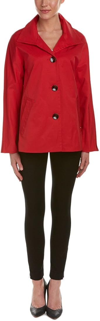 ellen tracy red coat